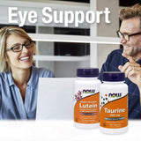 Packaging Twin-Pack NOW Foods Lutéine-Zéaxanthine présentés ensemble