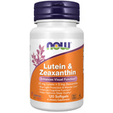 NOW Foods Luteine Zeaxanthine: bouteille de gélules molles pour soutien visuel potentiel
