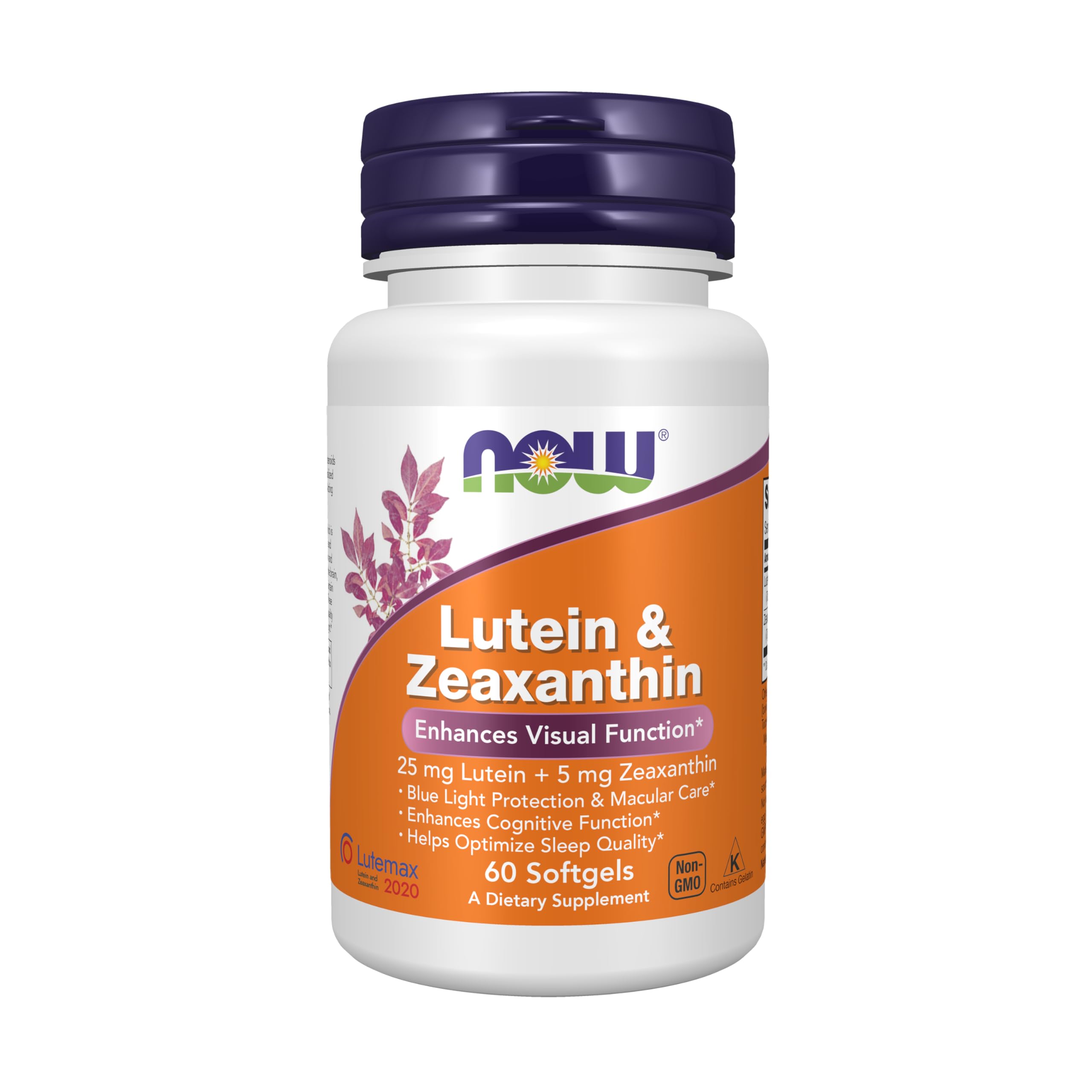 NOW Foods Luteine et Zeaxanthine gélules – soutien visuel quotidien