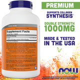 Boîte NOW Foods Lysine 1000 mg; 300 comprimés pour usage quotidien.