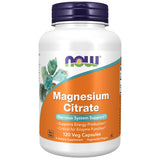 NOW Foods Magnesium Citrate, gelules vegetales, soutien quotidien d'energie.