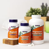 NOW Foods Magnésium Glycinate tablettes qualité GMP et contrôles tiers.