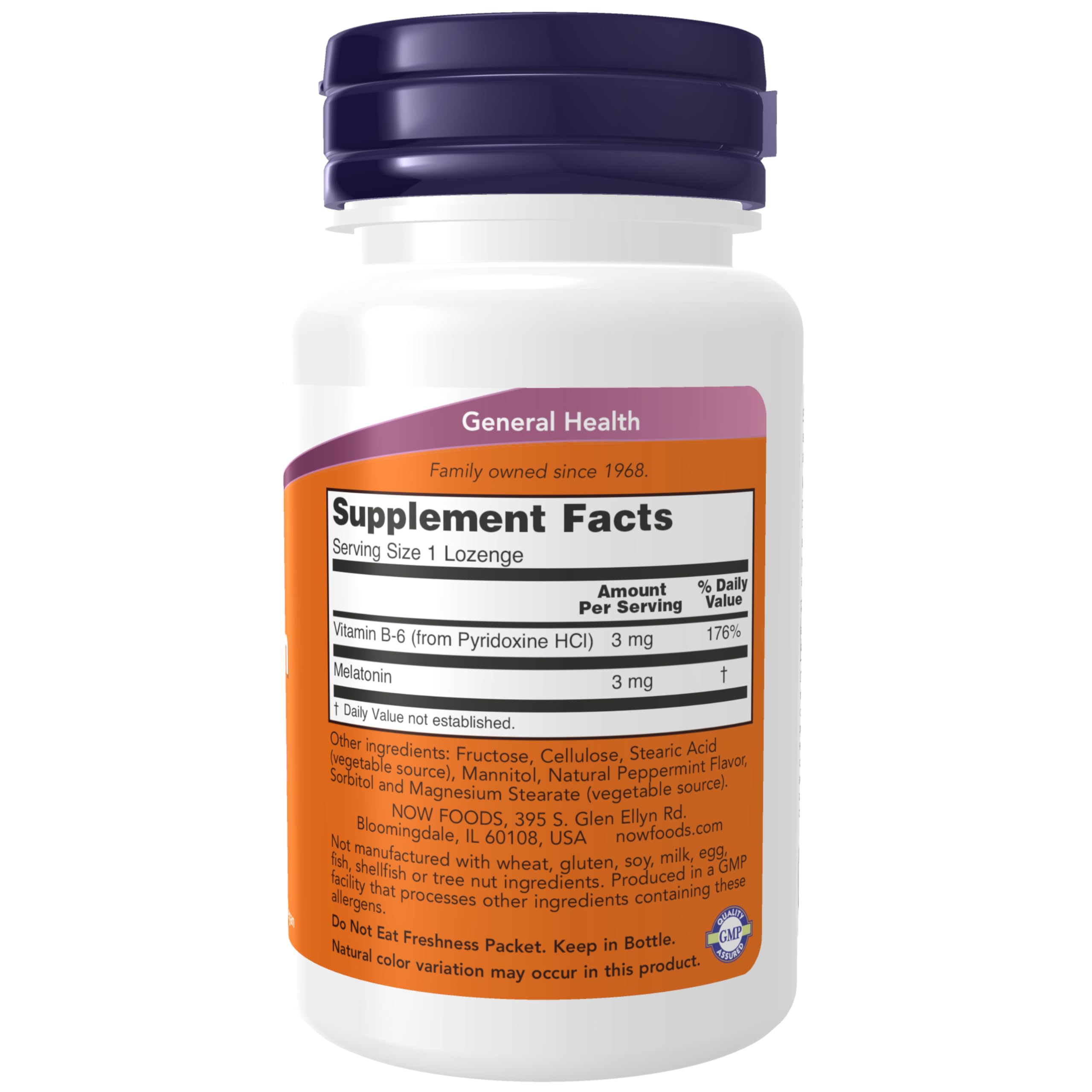 NOW Foods Mélatonine : absorption rapide pour une nuit plus douce.