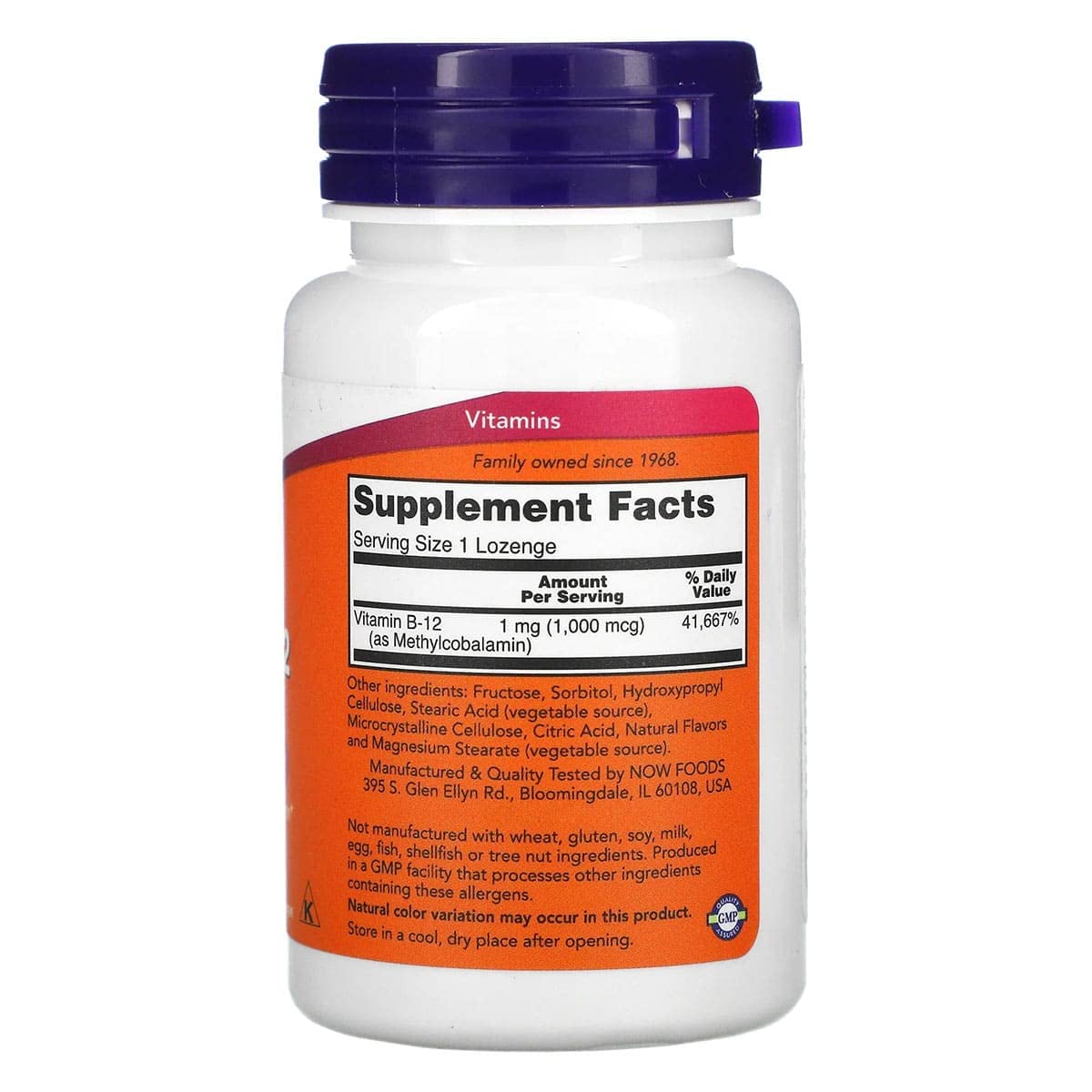 NOW Foods Méthyl B-12 1000 mcg – paquets doubles pour une réserve durable
