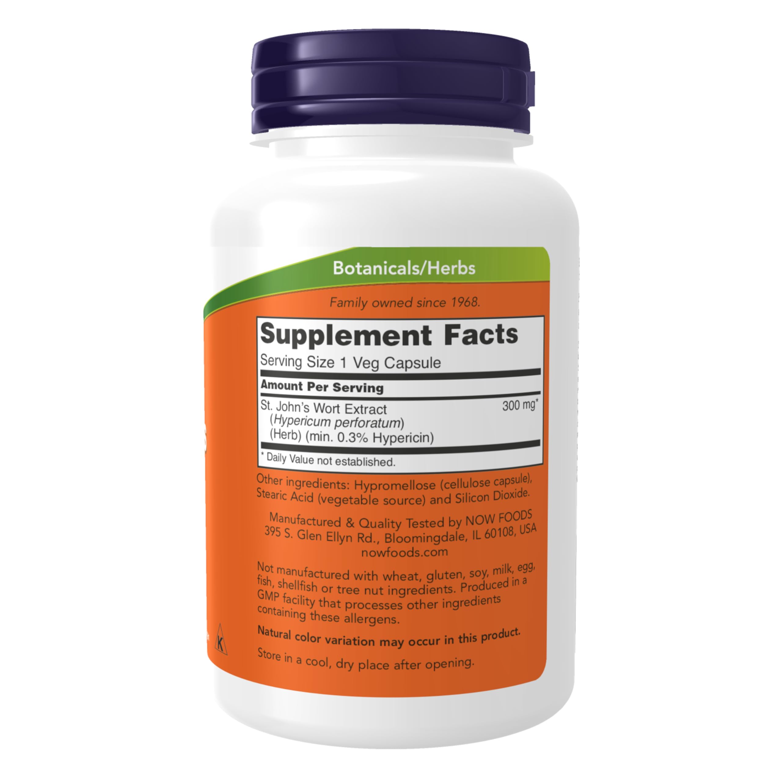 NOW Foods Millepertuis — capsules vegan: faciles à intégrer dans votre routine.