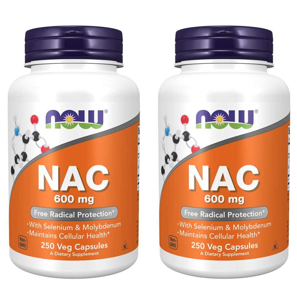 NOW Foods NAC 600mg - Bouteille: soutien au glutathion et antioxydant.