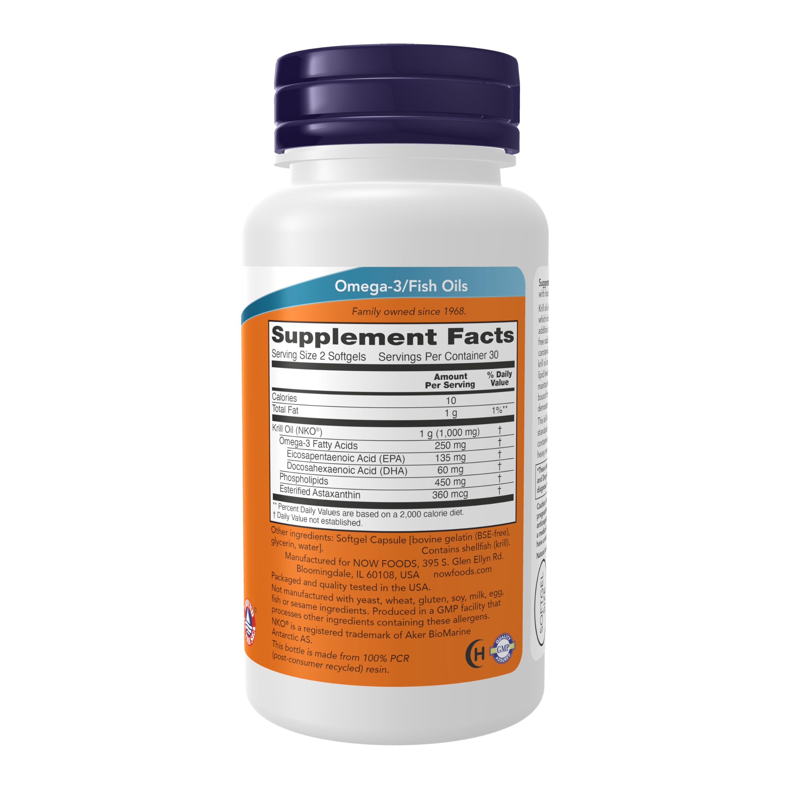 NOW Foods Neptune Krill Oil capsules, faciles à prendre et riches en oméga-3.