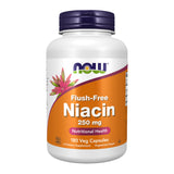 NOW Foods Niacine - bouteille-sans-flush, présentation attrayante et sans bouffée possible.