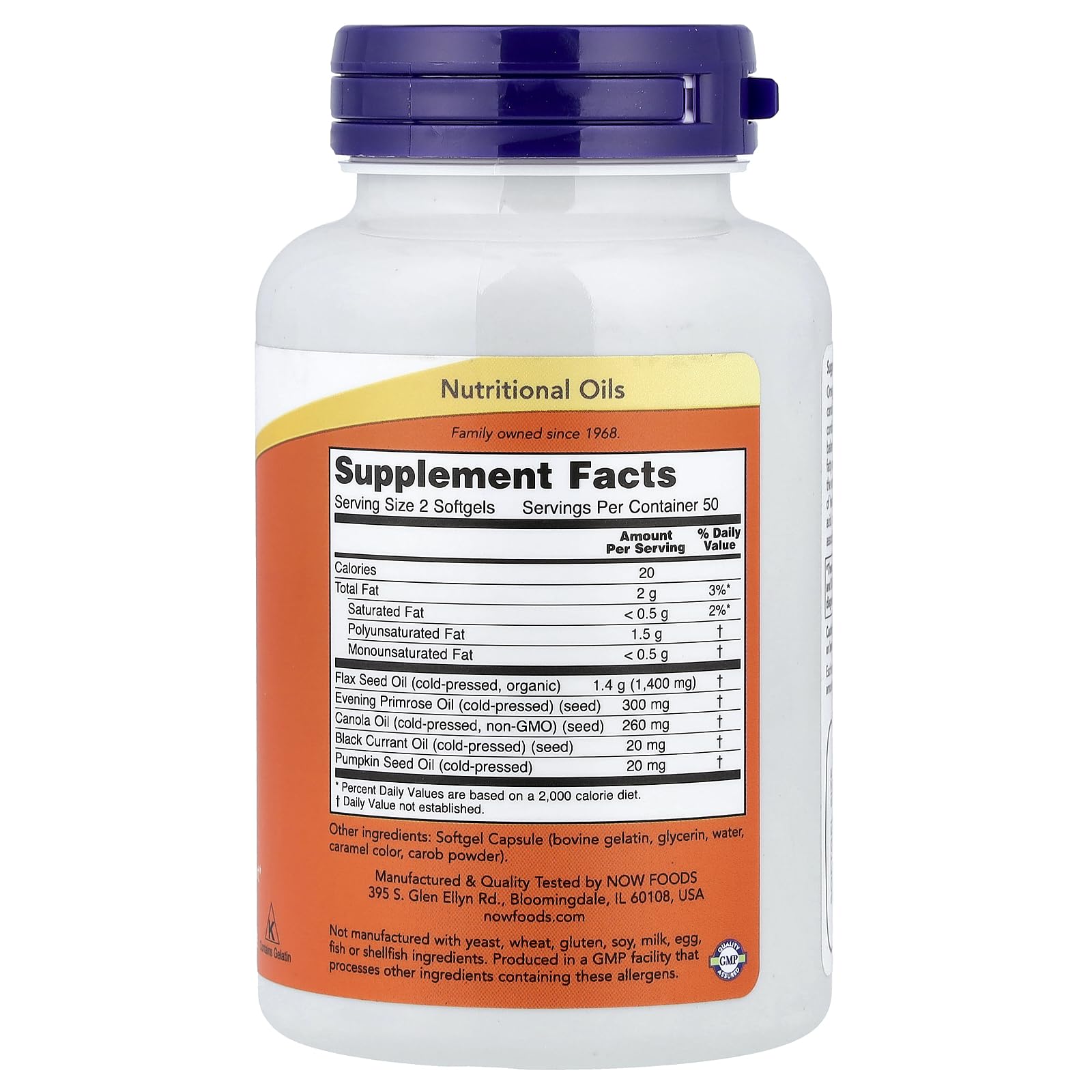NOW Foods Omega 3-6-9, capsules faciles à intégrer dans la routine quotidienne