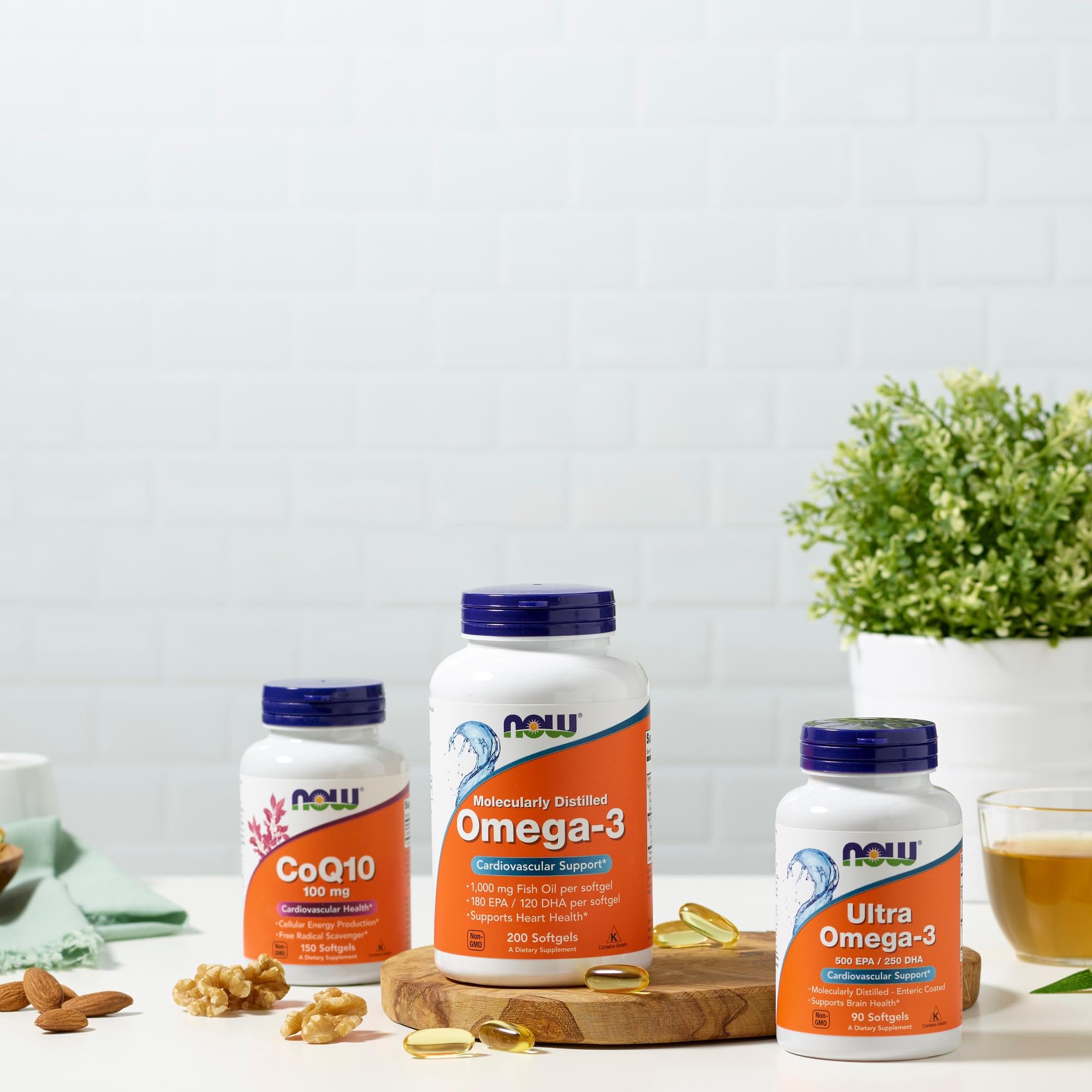 NOW Foods Omega-3 emballage fabriqué aux États-Unis par une entreprise familiale