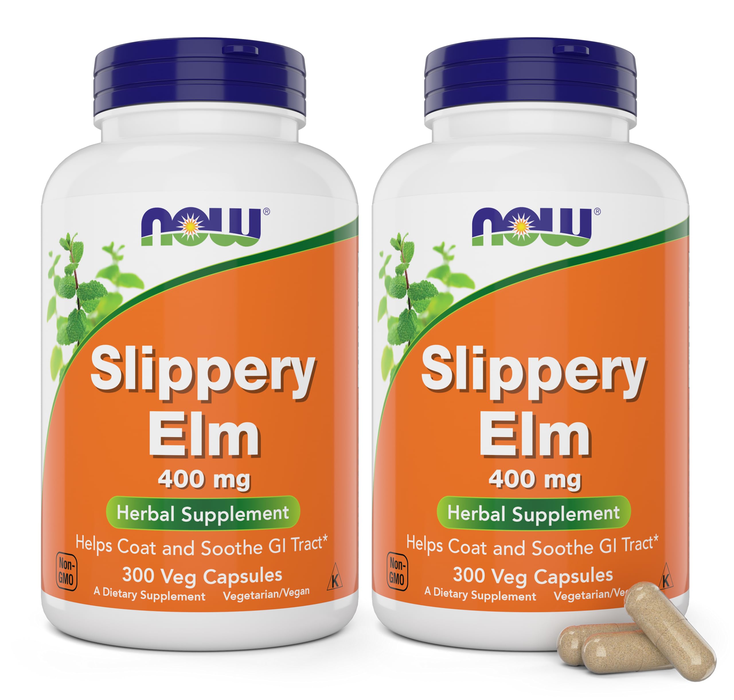 NOW Foods Orme-glissant - Bouteille: usage quotidien facile.