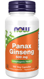 NOW Foods Panax Ginseng 100 caps – bouteille complète prête à l'emploi pour soutenir l'énergie naturelle