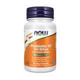 NOW Foods Probiotic-10 : bouteille de gélules prête pour un soutien digestif potentiel