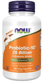 NOW Foods Probiotic-10, capsules apercu, soutien digestif potentiel pour l'équilibre intestinal