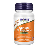 NOW Foods GI Probiotic 50+ – bouteille, soutien potentiel à la régularité digestive.
