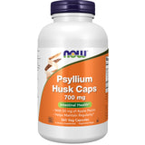 NOW Foods Psyllium Husk Caps en bouteille, soutien potentiel à la régularité intestinale.