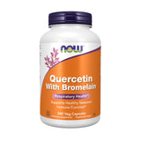 NOW Foods Quercétine-Bromélaïne, bouteille de gélules pour le soutien immunitaire quotidien
