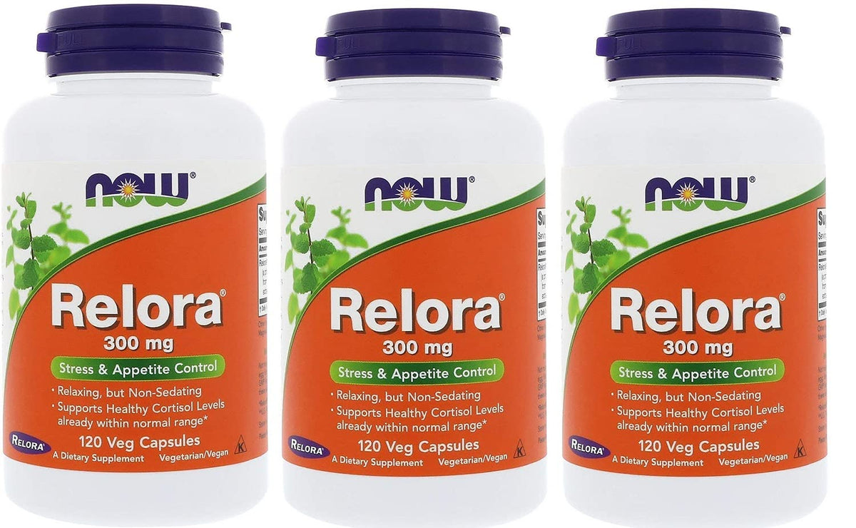 NOW Foods Relora capsules végétales dans le flacon, potentiel soutien face au stress quotidien.