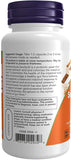 NOW Foods Saccharomyces boulardii étiquette nutritionnelle montrant la dose et les ingrédients.
