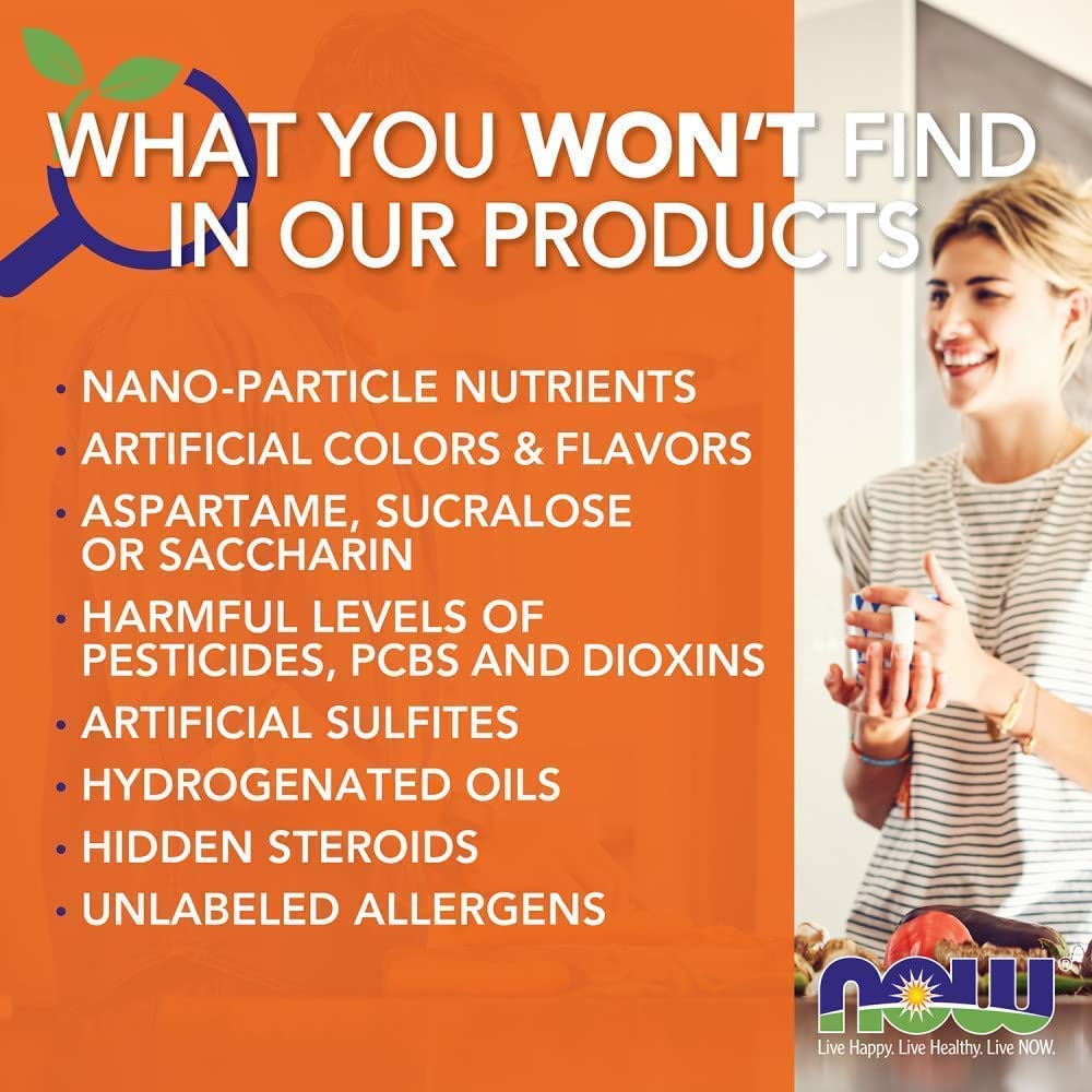 Certifications Halal et Kosher visibles sur NOW Foods Extrait palmier-nain.