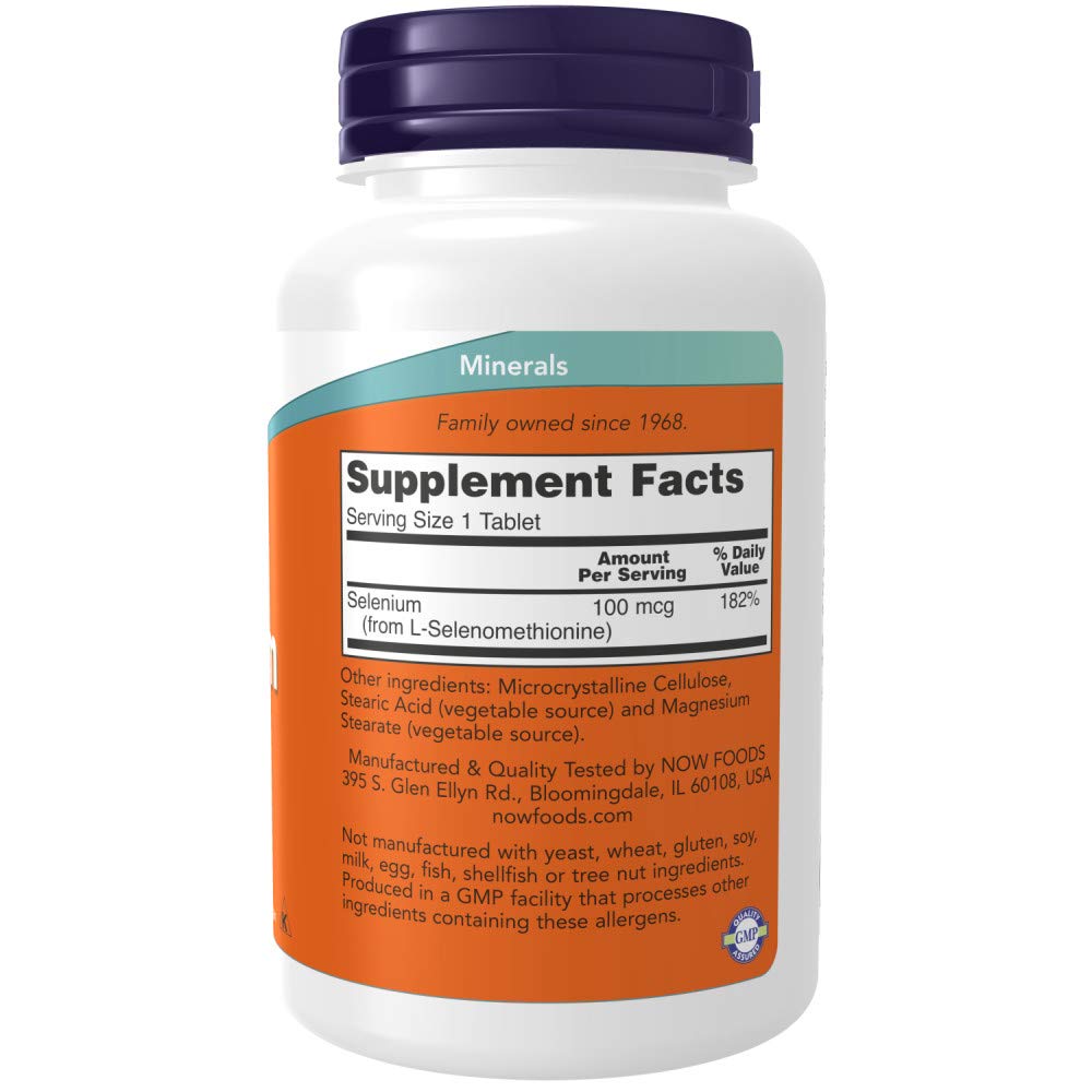 Pack de 2 bouteilles NOW Foods Selenium – solution pratique et économique.