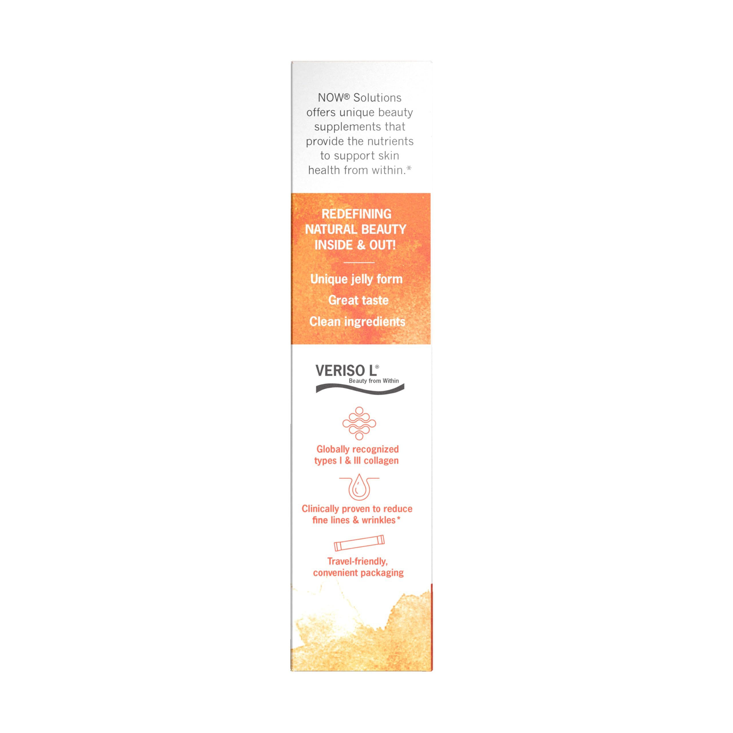 NOW Foods Collagen Jelly texture gelifiée douce, dégustation agréable.