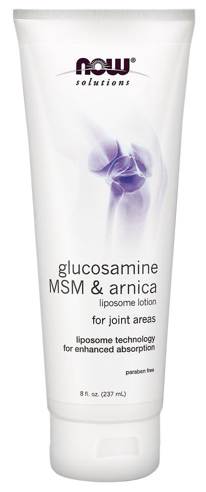 NOW Foods Solutions liposome lotion articulations Arnica, texture douce pour une application ciblée
