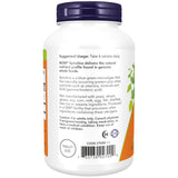 Tablettes vertes NOW Foods spiruline, format pratique pour consommation régulière.