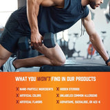 NOW Foods BCAA poudre – ambiance salle de sport, parfait pour une séance soutenue.