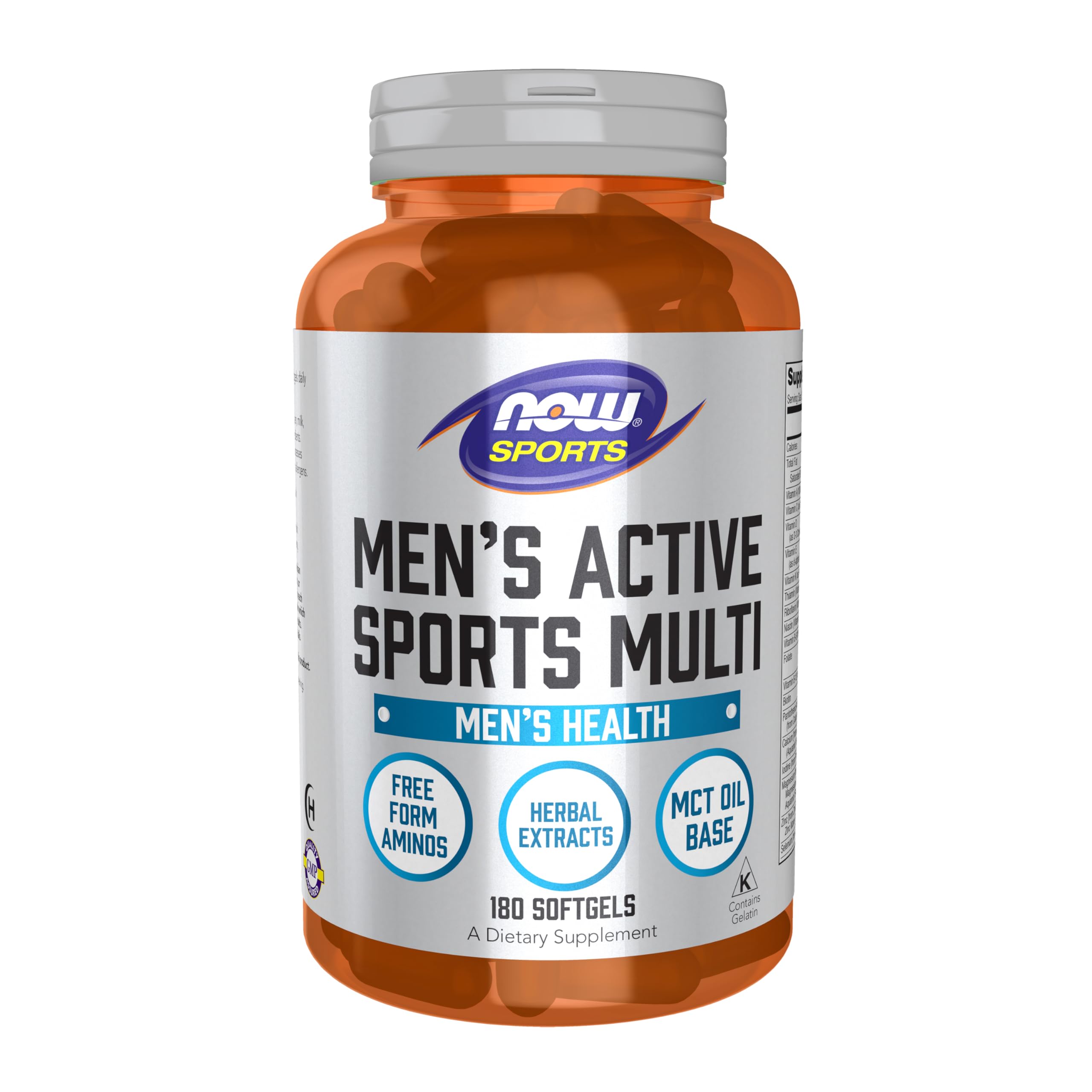 NOW Foods Sports Multi Hommes – acides aminés libres pour énergie et récupération