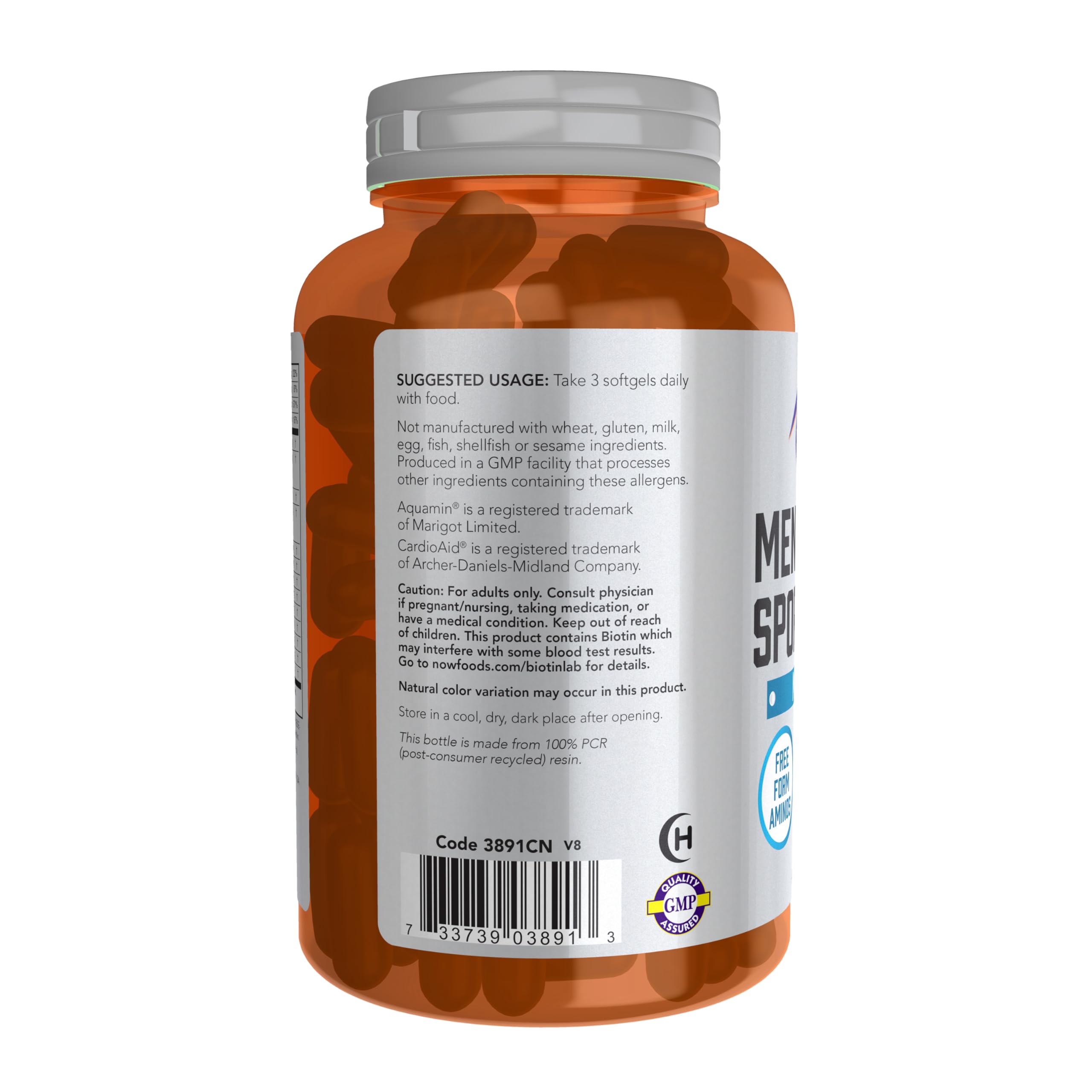 NOW Foods Sports Multi Hommes – extraits herbaux pour performances quotidiennes