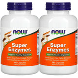 NOW Foods Super Enzymes – bouteille, soutien digestif après chaque repas.