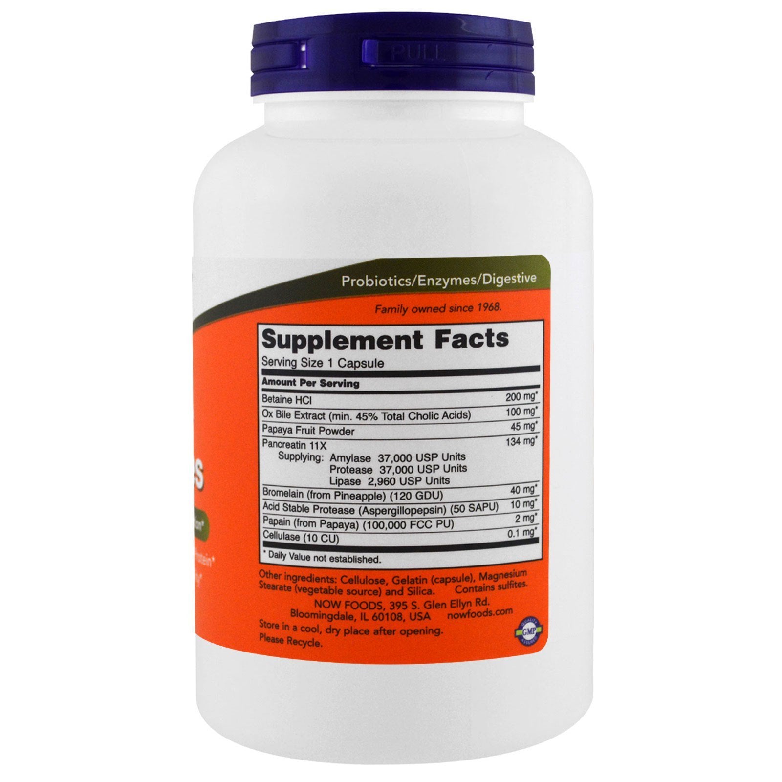 NOW Foods Super Enzymes – pack de capsules prêt pour les repas.