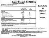 NOW Foods Super Omega 3-6-9 : composition huile poisson et huile de bourrache et lin, apport oméga varié.