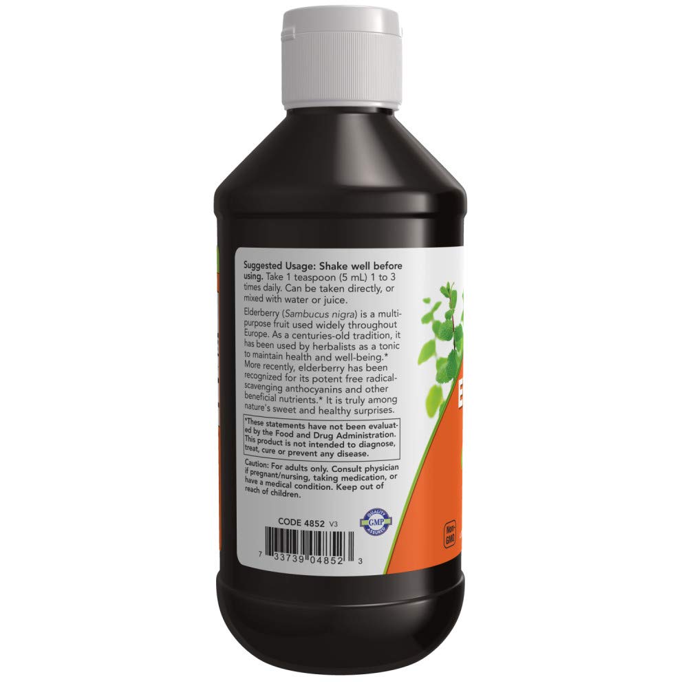 NOW Foods Sureau Liquide – dose par cuillere cafe 500 mg.