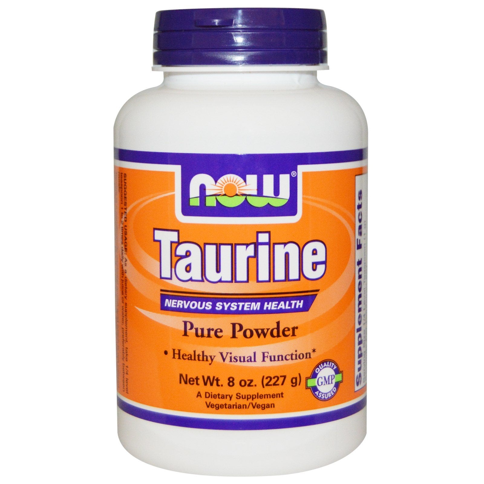 NOW Foods Taurine Poudre – Bouteille visible, pratique pour démarrer votre routine.