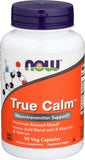 NOW Foods True Calm: bouteille de gélules, soutien potentiel au calme.