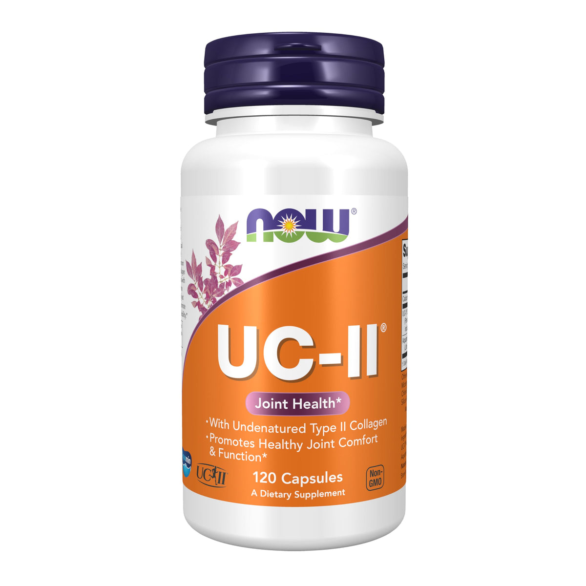 NOW Foods UC-II capsules, prise quotidienne pour un confort potentiel des articulations.