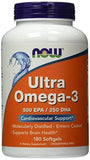 NOW Foods Ultra Omega-3 500 EPA/250 DHA — gélules riches en EPA et DHA pour l’usage quotidien.