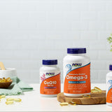NOW Foods Ultra Omega-3 emballage américain par une entreprise familiale