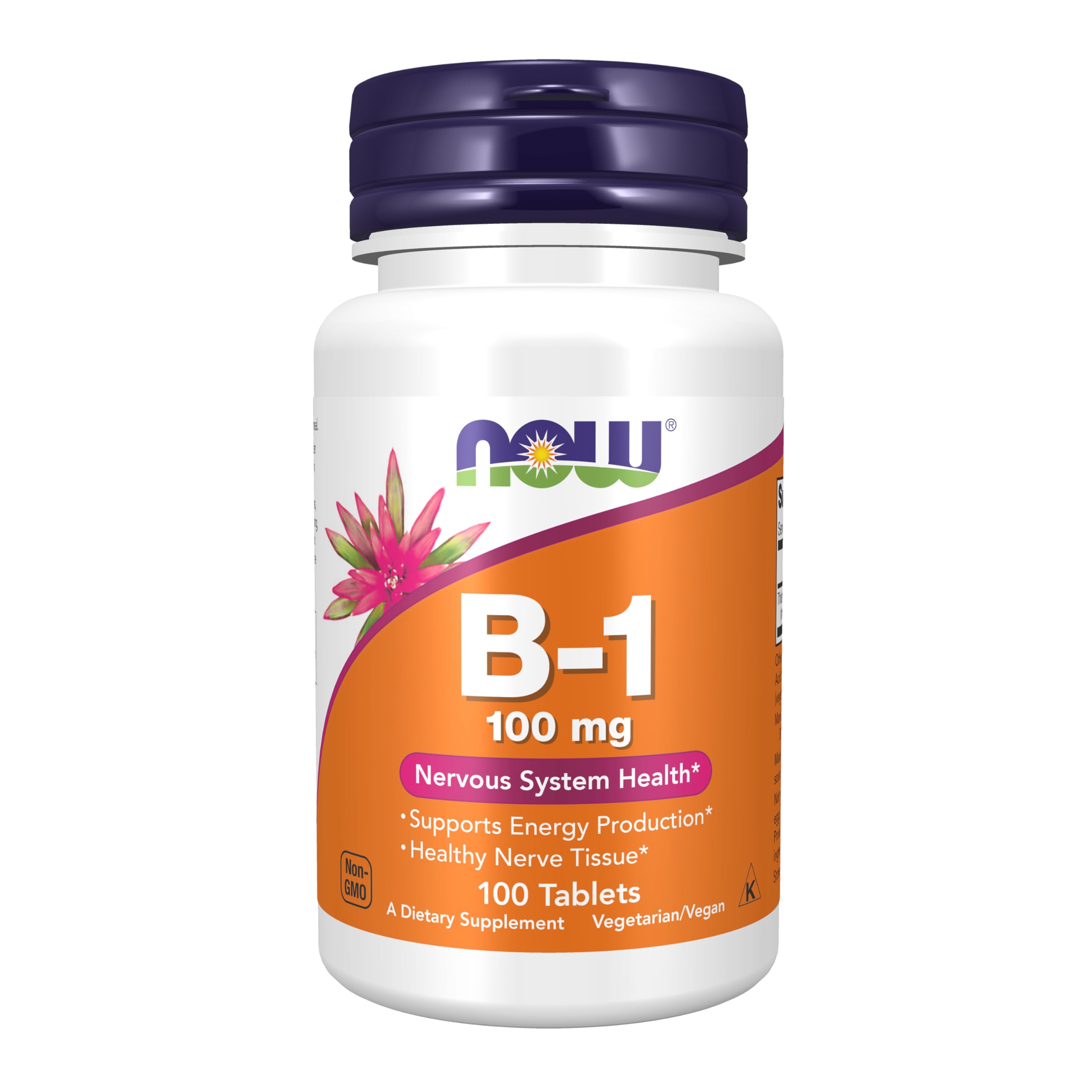 NOW Foods Vitamine B-1, tablette énergie pour le quotidien.