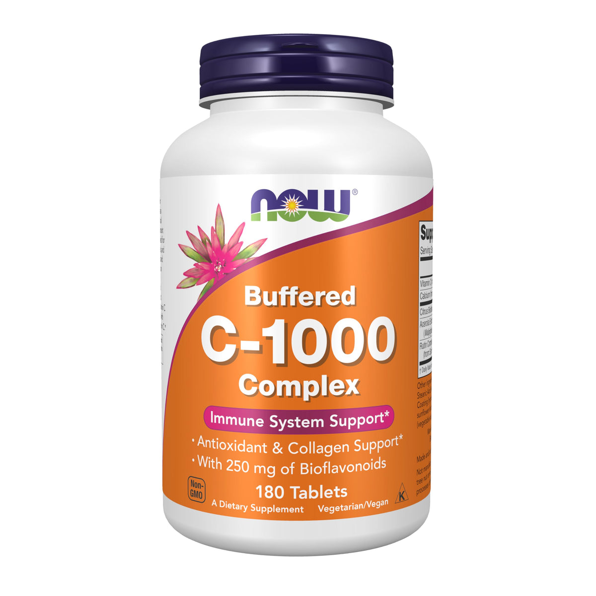 NOW Foods Vitamine C-1000 dans une bouteille, à prendre quotidiennement pour un apport en vitamine C.
