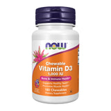 NOW Foods Vitamine D-3 1000 UI – gommes fruits, apport quotidien pratique