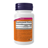 NOW Foods Vitamine D3, etiquette du flacon indiquant la posologie quotidienne.