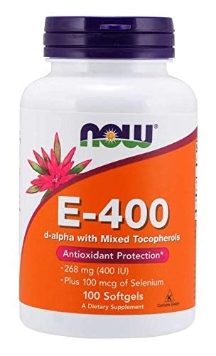 Certifications GMP NOW Foods pour la formulation Vitamine E 400 UI.