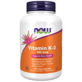 NOW Foods Vitamine K-2 250, bouteille de gélules végétales, soutien potentiel des os.