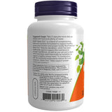 NOW Foods Water Out – Capsules versées dans un verre, démontrant l'utilisation facile avec l'eau.