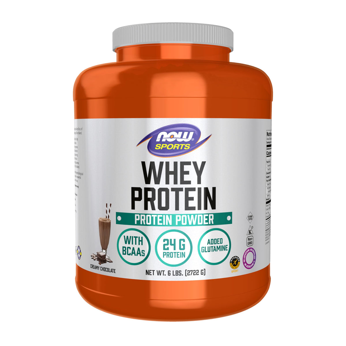 NOW Foods Whey Protein en bouteille offre une texture onctueuse idéale pour la récupération après l'effort.