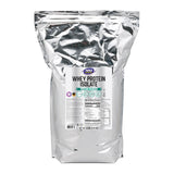 NOW Foods Whey Protein Isolate, poudre naturelle prête à être mélangée dans smoothie après l'effort