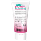 Tube de dentifrice NOW Foods XyliWhite Bubblegum Splash pour enfants, texture gel douce.